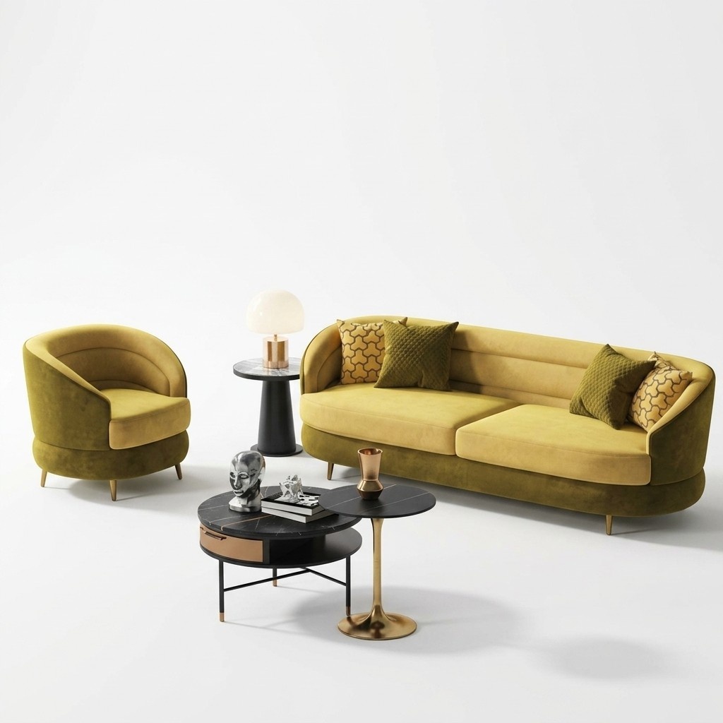 Relax Seat Design Couch Lounge Sofas Textile Sofa 3 Seater Three Seater Velvet