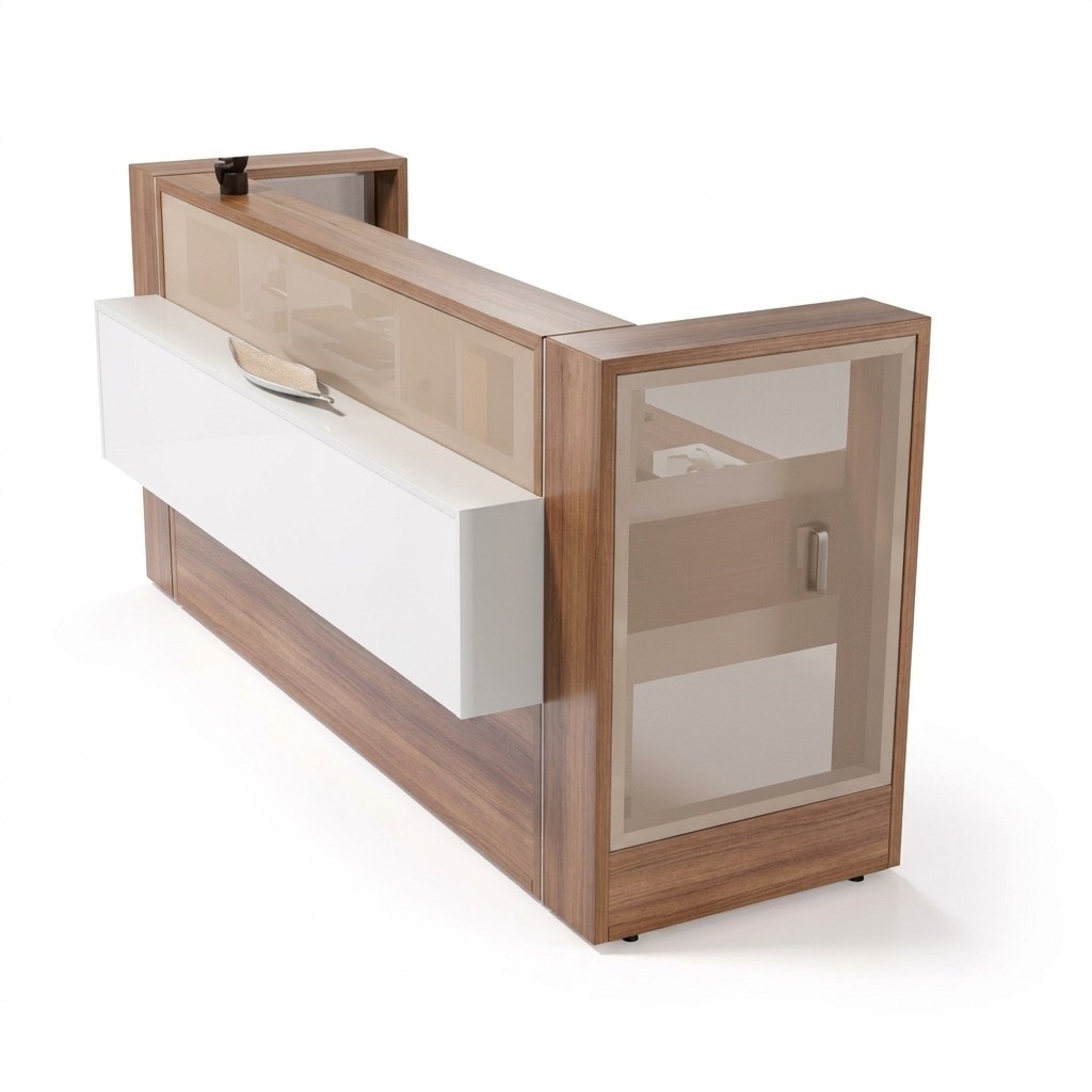 Reception reception desk table furniture counter practice office hotel