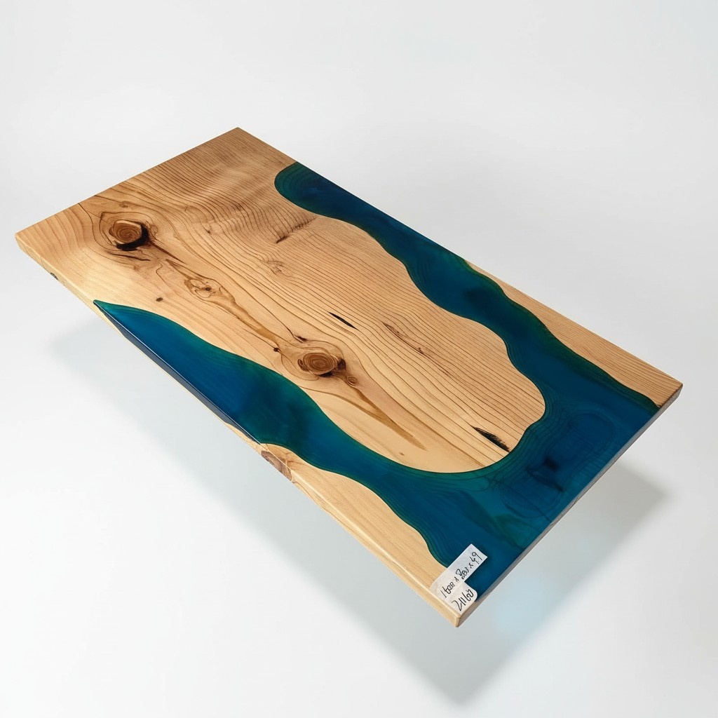 River Tables Dining Table Design Table Modern Furniture 160x80 Epoxy Resin Ocean Sea