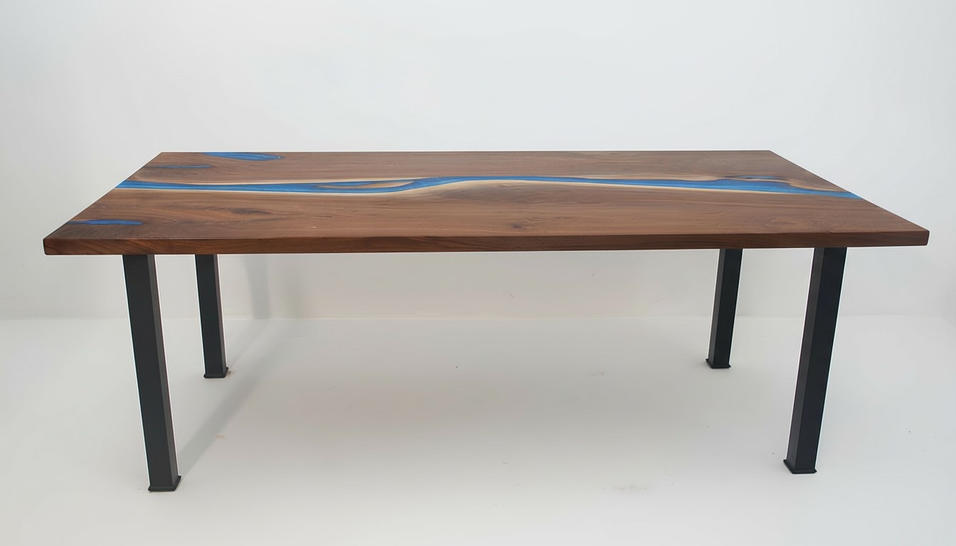 River Tables Dining Table Design Table Modern Furniture 220x90 Epoxy Resin Ocean Sea