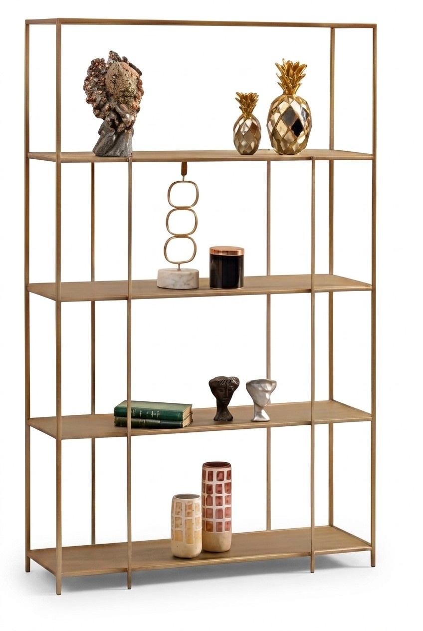 Room Divider Shelf – Open Standing Shelf as a Decorative Partition