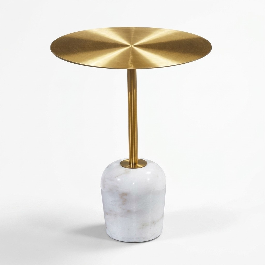 Round coffee table High quality side table Designer table living room new