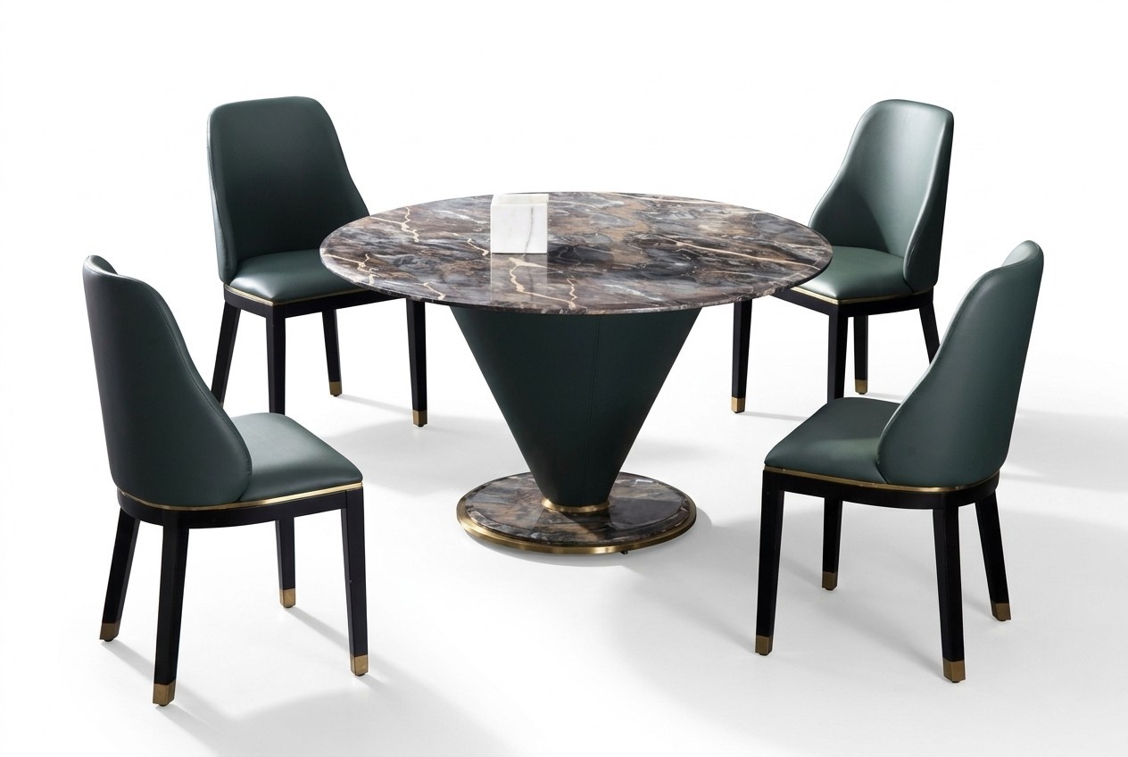 Round Column Tables Design Table Stone Furniture Dining Room Round Dining Tables Modern