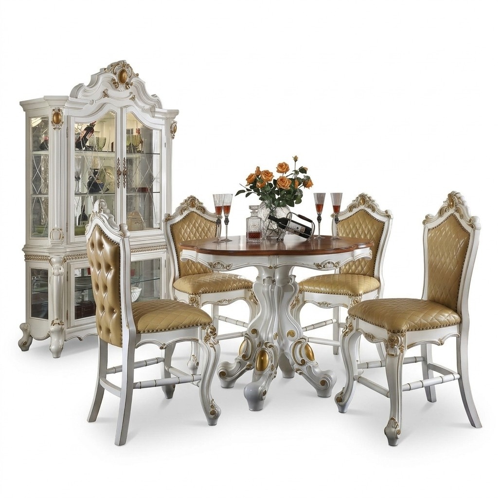 Round Dining Room Round Table Wood Tables Round Classic Baroque Rococo Furniture New