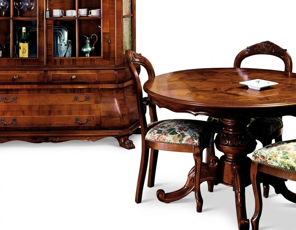 Round Dining Table Dining Table Extendable Tables Luxury Wood Italian Furniture