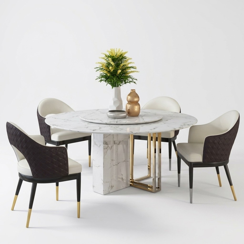 Round Luxury Table Design Tables Round Stone Furniture Dining Room Tables Modern New