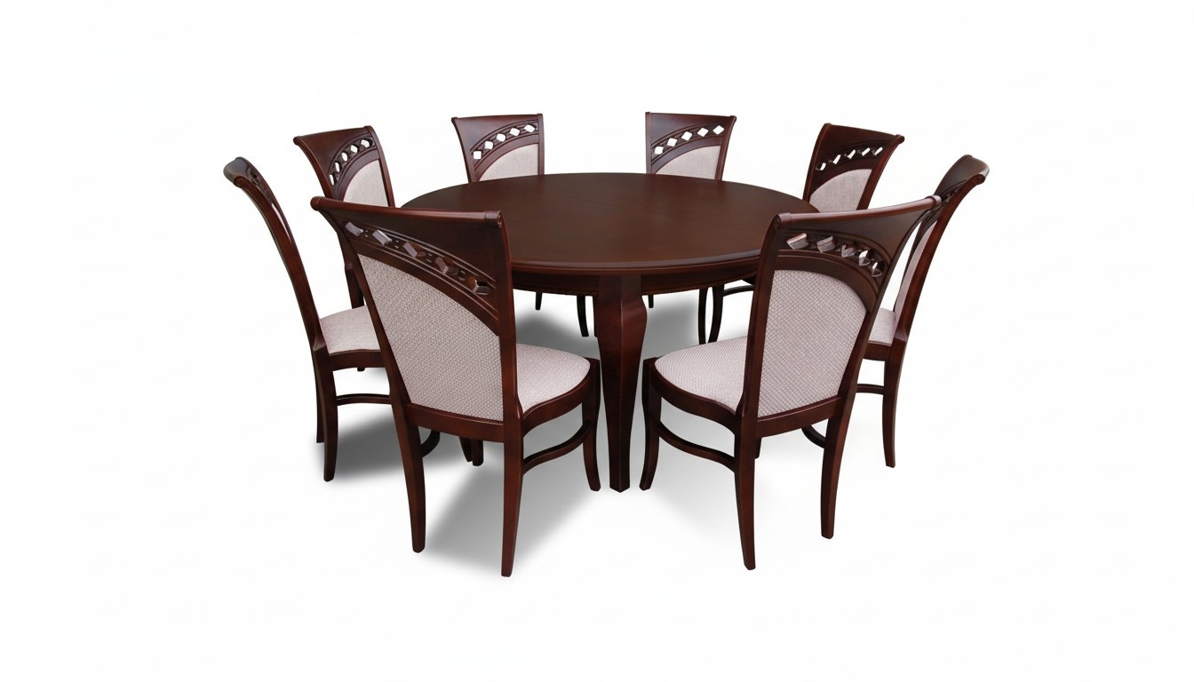 Round Meeting Table 8 ChairsTable Round Wooden Table Round Conference Table