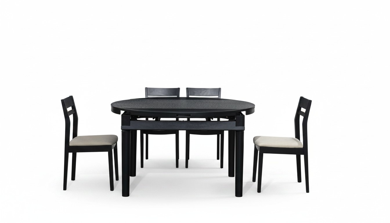 Round Table Dining Room Wood Round Tables Designer Original Wood Folding Set New