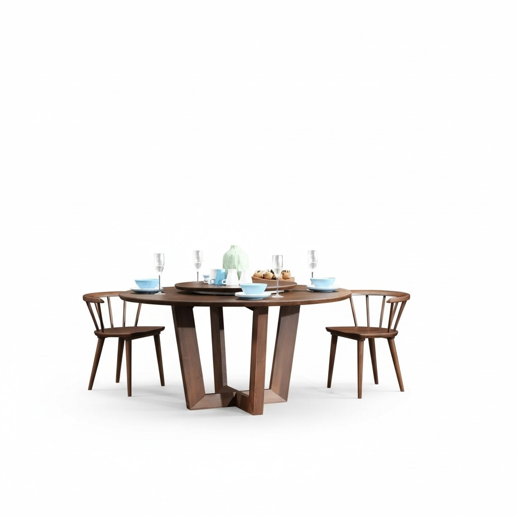Round Table Dining Room Round Tables Wood Designer Original Italian Furniture New