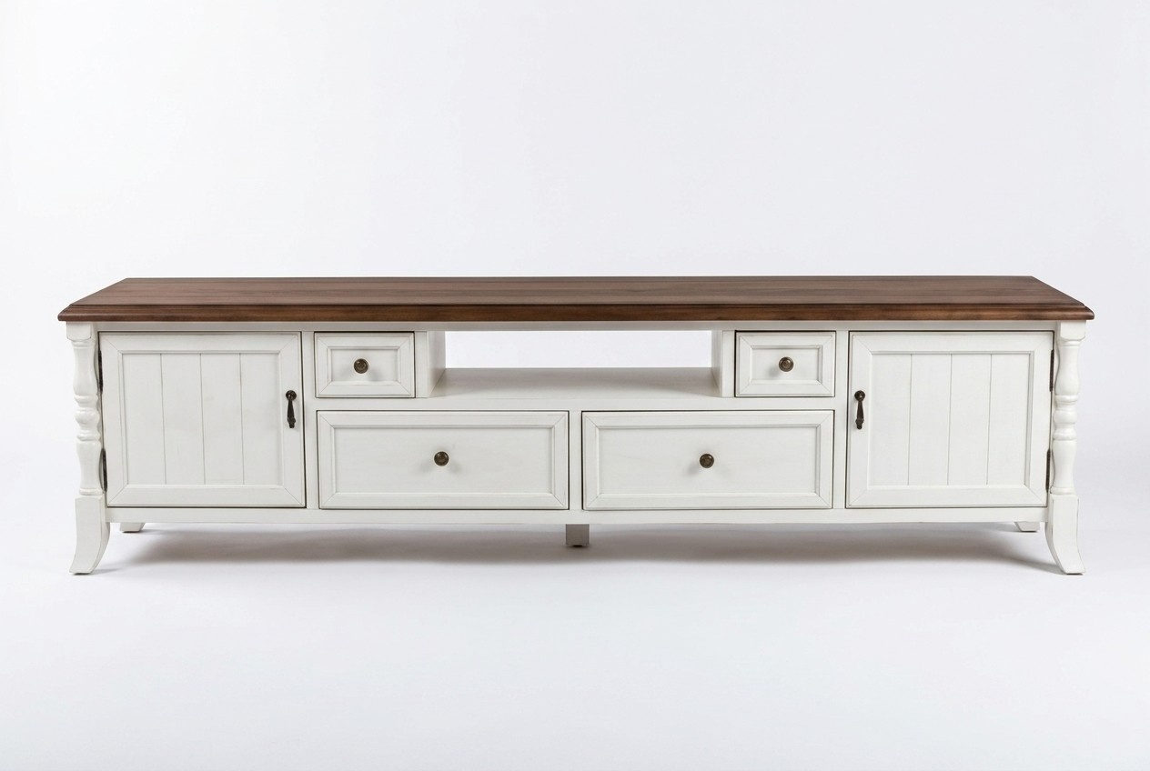 Design Sideboard TV Wall Country House Style Low Board Luxury Drawers Cabinet New