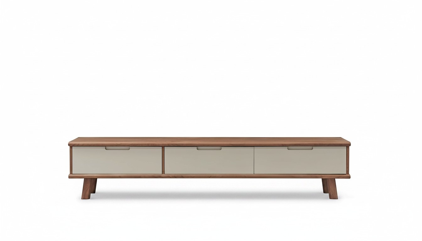 RTV Side Low Board Living Room Cupboard Chests of Drawers Wall Shelf Wood