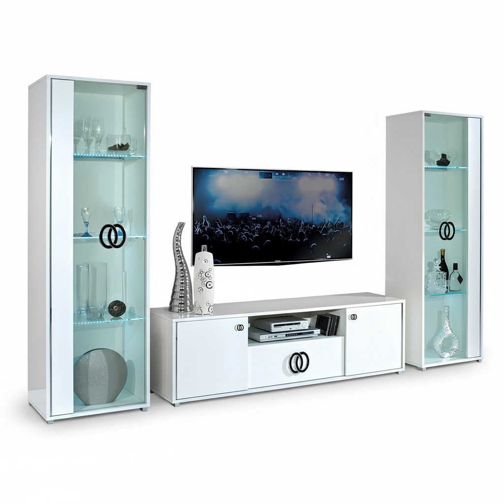 rtv tv sideboard table television cabinet table design new white 160 cm modern new