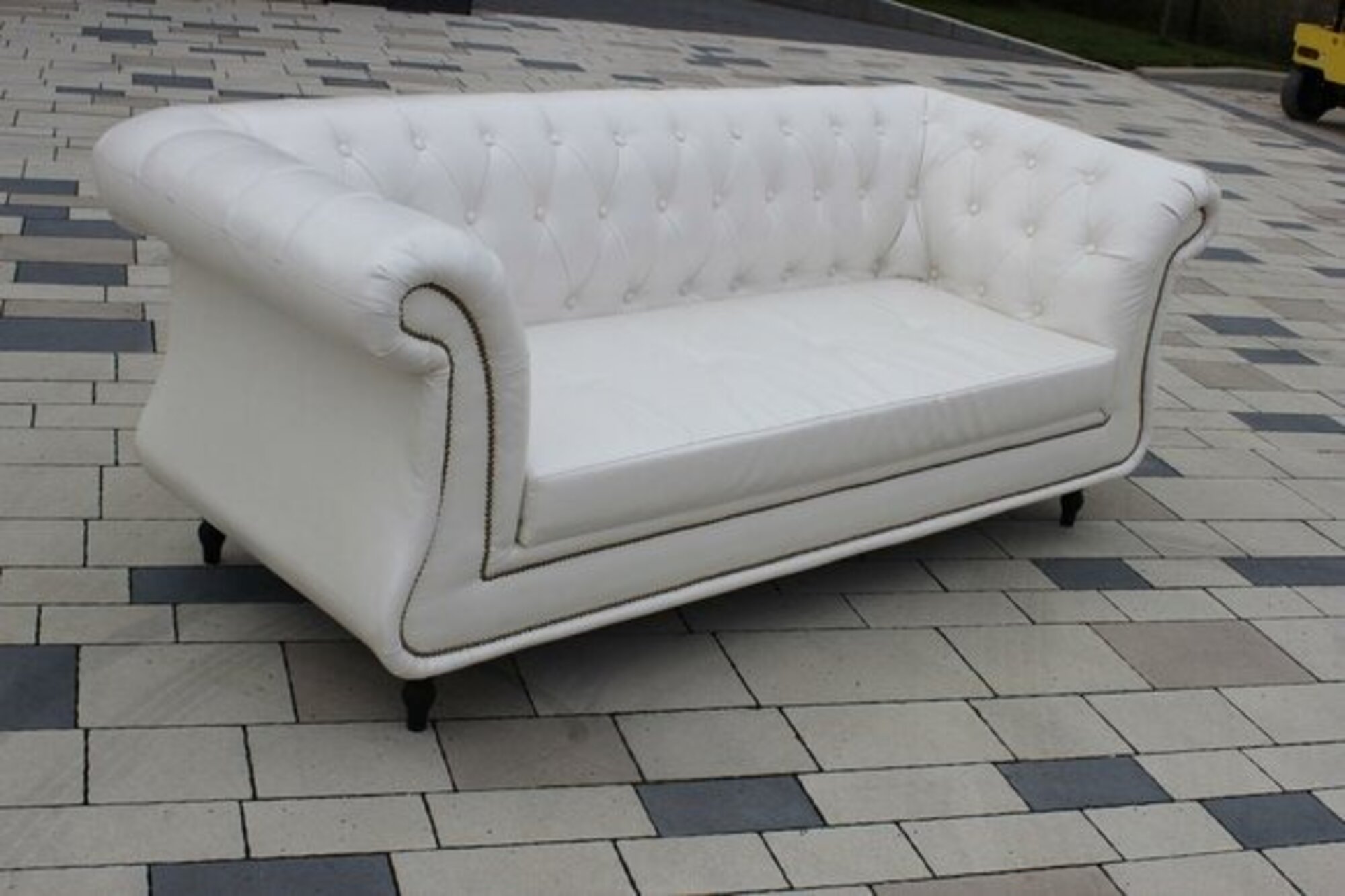 Luxury three-seater couch upholstery furniture couches sofas imitation leather On Stock