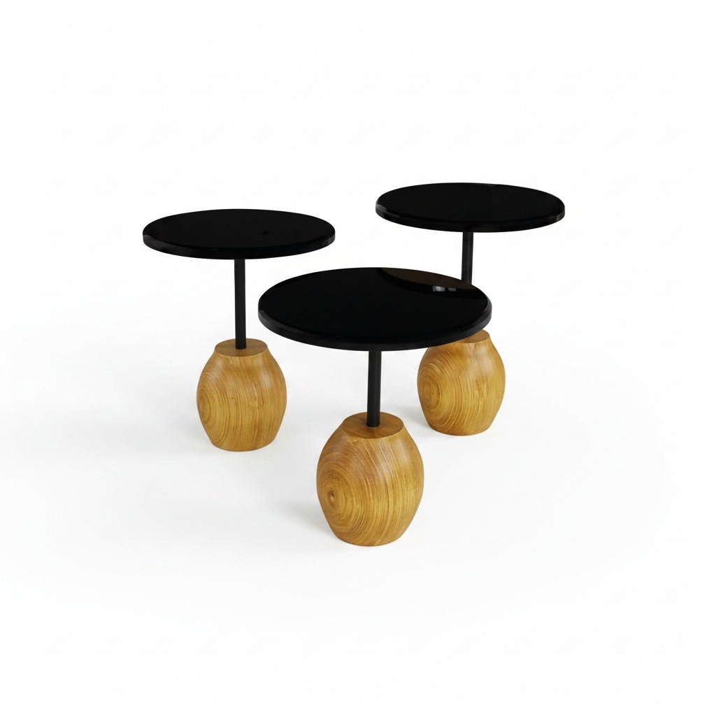 Coffee table lounge table side table small table sofa table 3-piece set