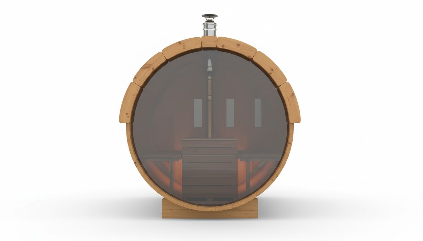 Sauna Saunafass Garden sauna Outdoor sauna Wooden sauna 6-8 people 4.0 m