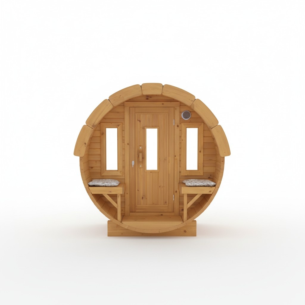 Sauna barrel sauna for 6-8 people, garden sauna, private saunas, wooden sauna.