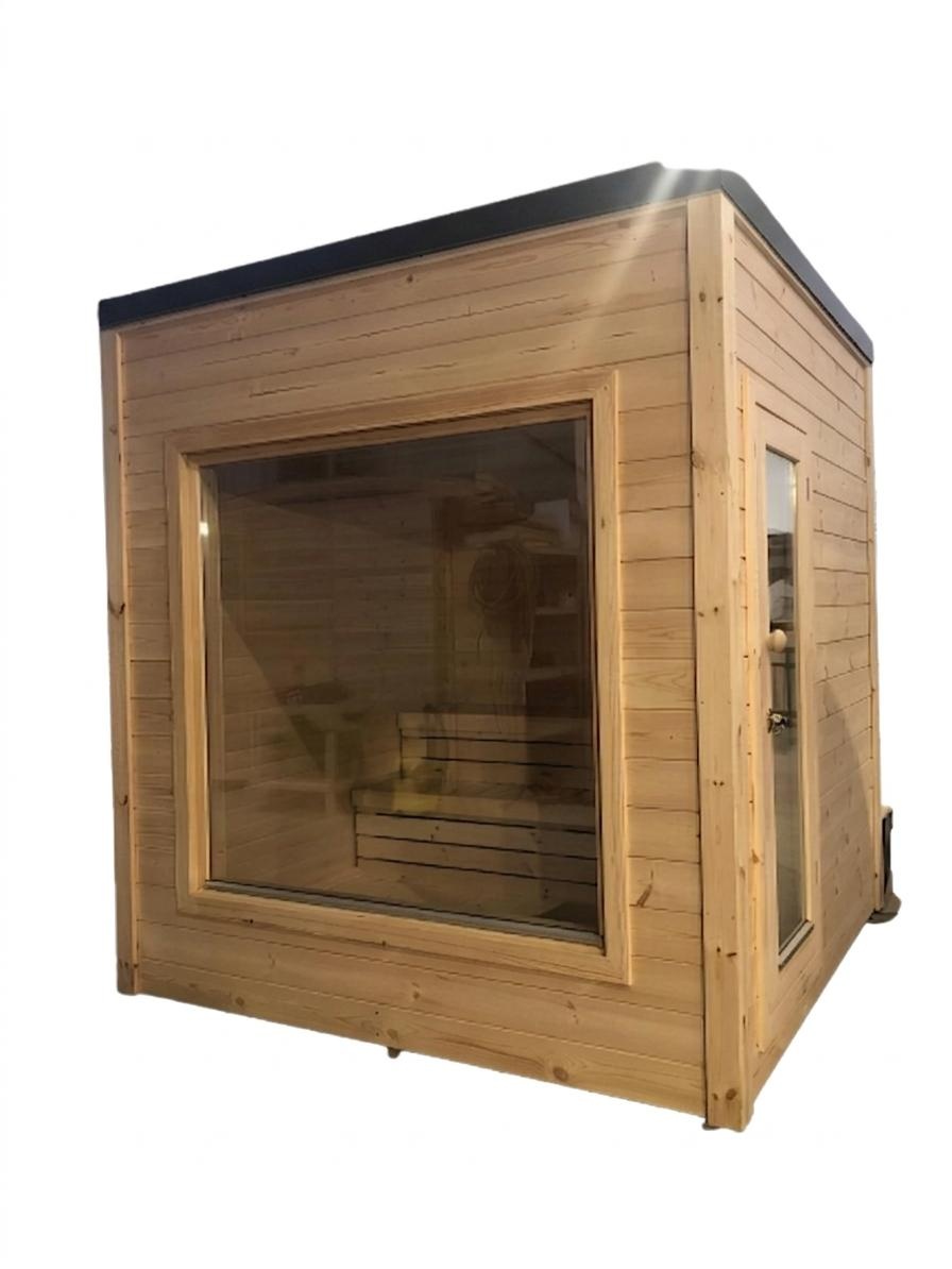 Sauna wooden sauna wood design house outdoor country house garden 2.30x2.30x2.40