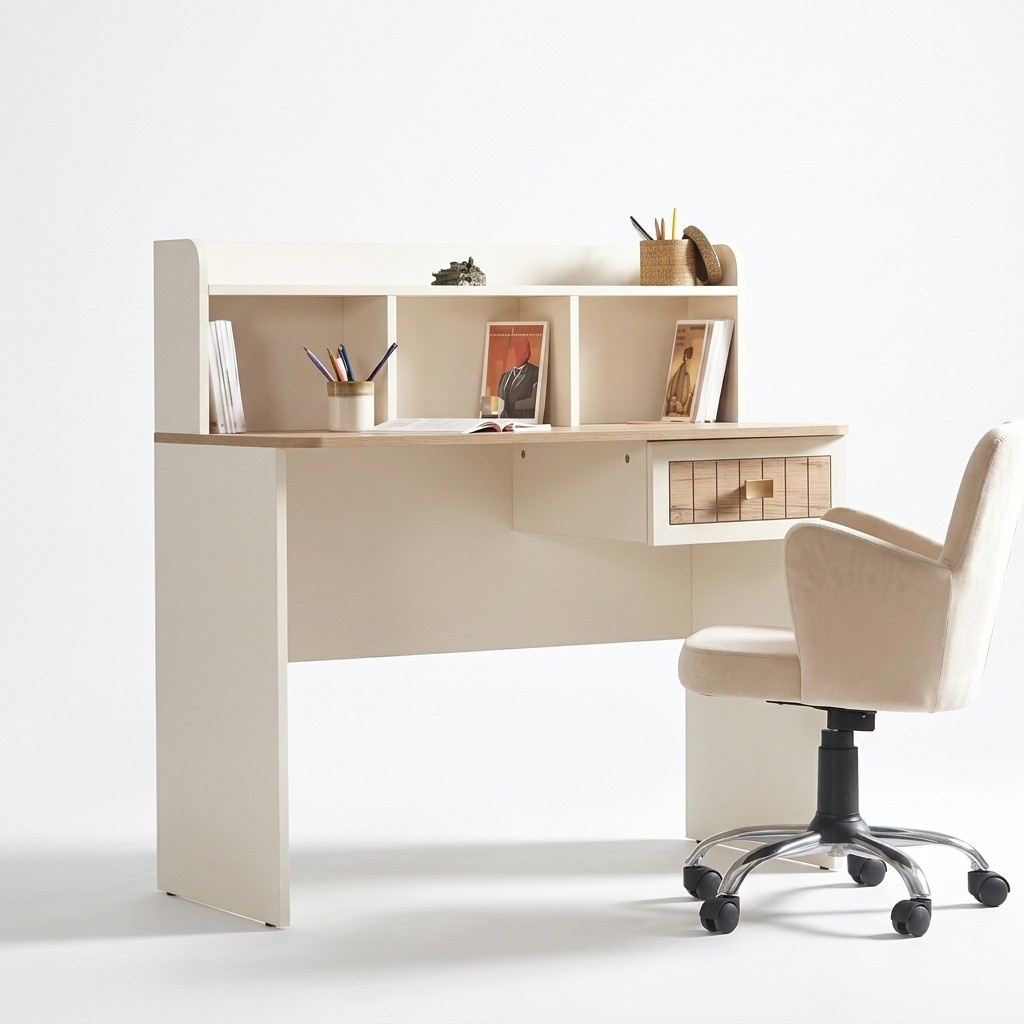 Secretary Desk Table 110x60x120 Desks Tables Furniture Wood Computer