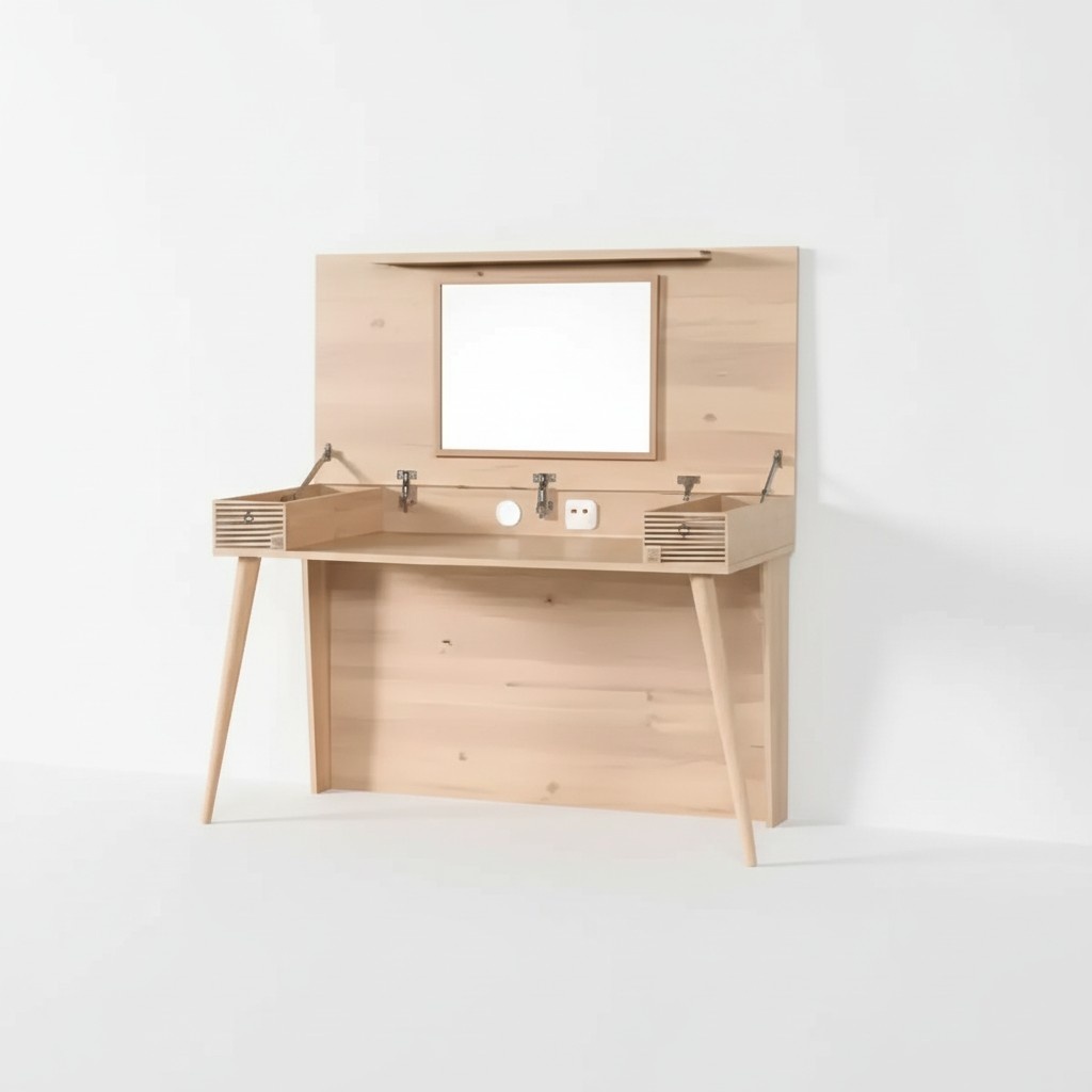 Secretary Desk Table 130x60x152 Desks Tables Furniture Wood Computer