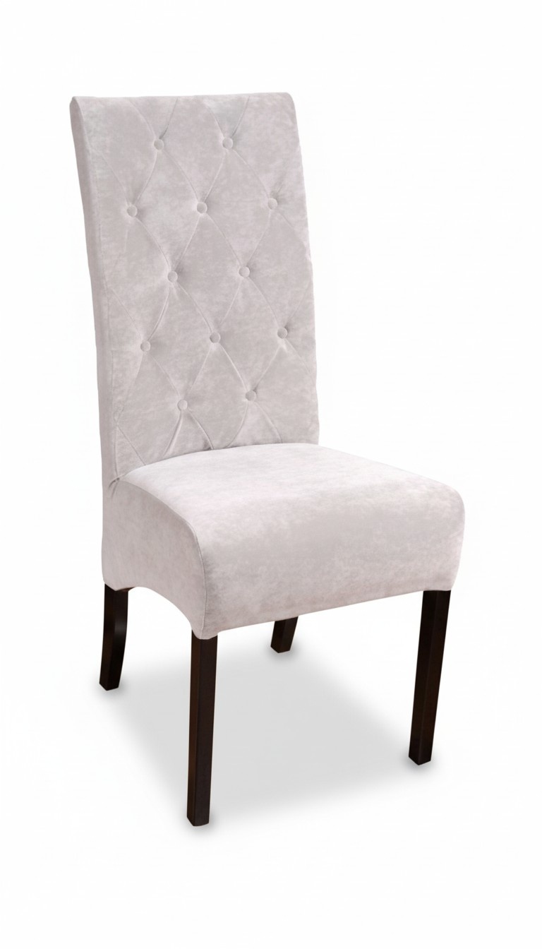 Set 2x Chesterfield designer solid wood chair dining room chair designer upholstery