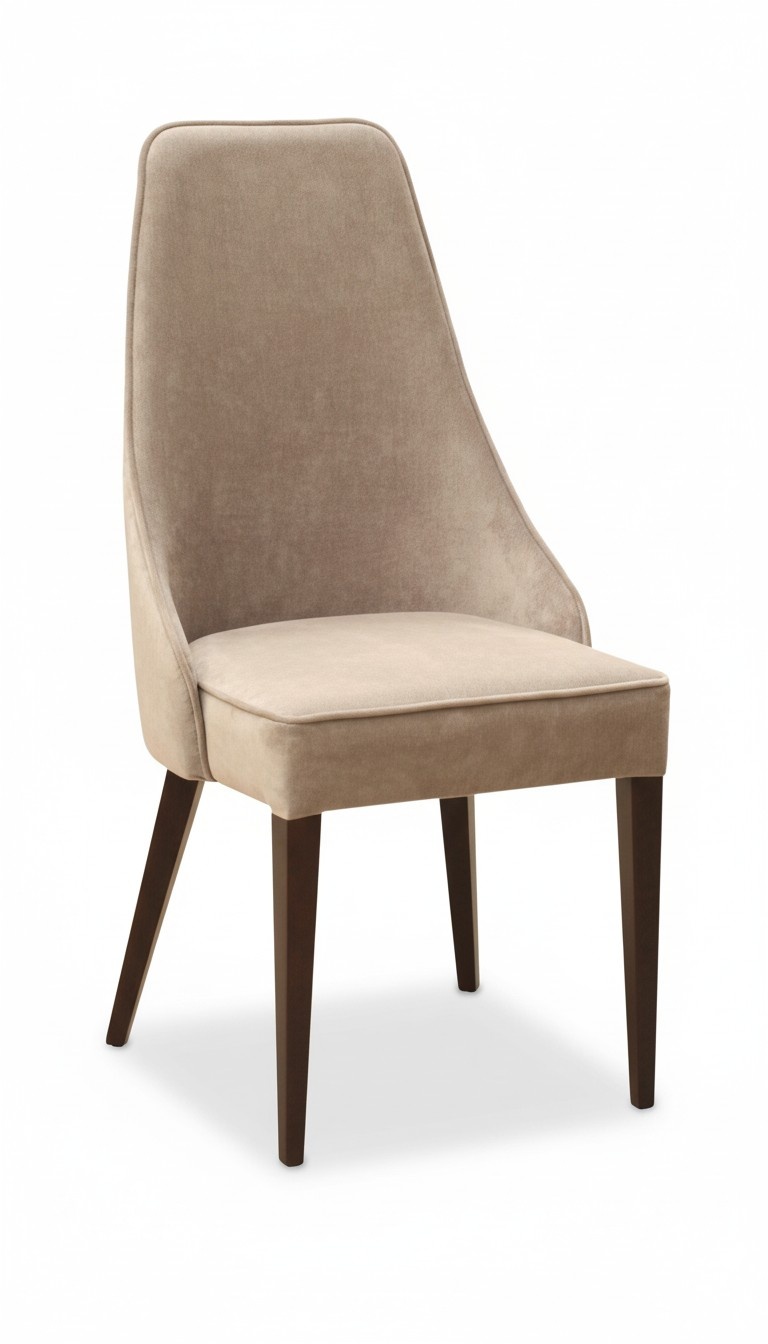 Set 6x designer chair leather armchair chairs gastro dining room wood upholstery new