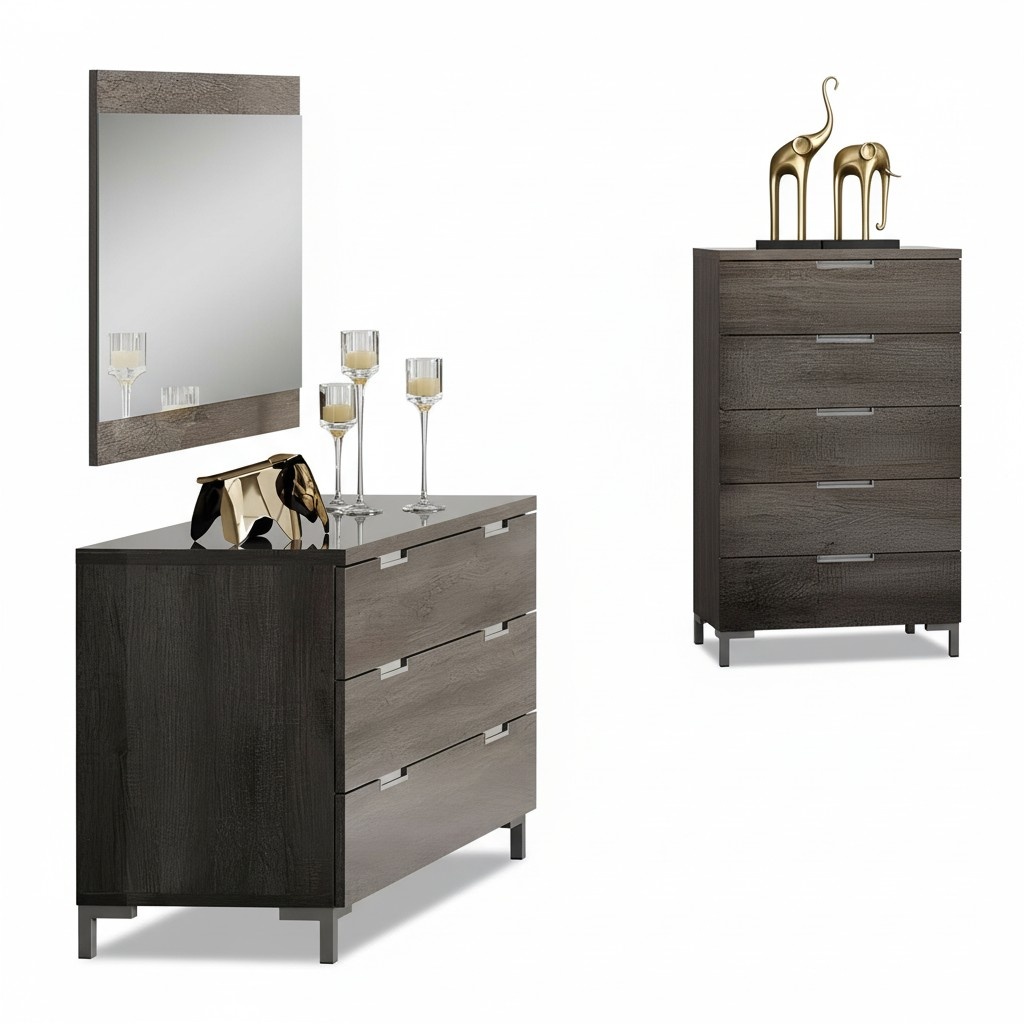 Set Chest of Drawers Mirror Wood Chests of Drawers Modern Group Sideboard Furniture