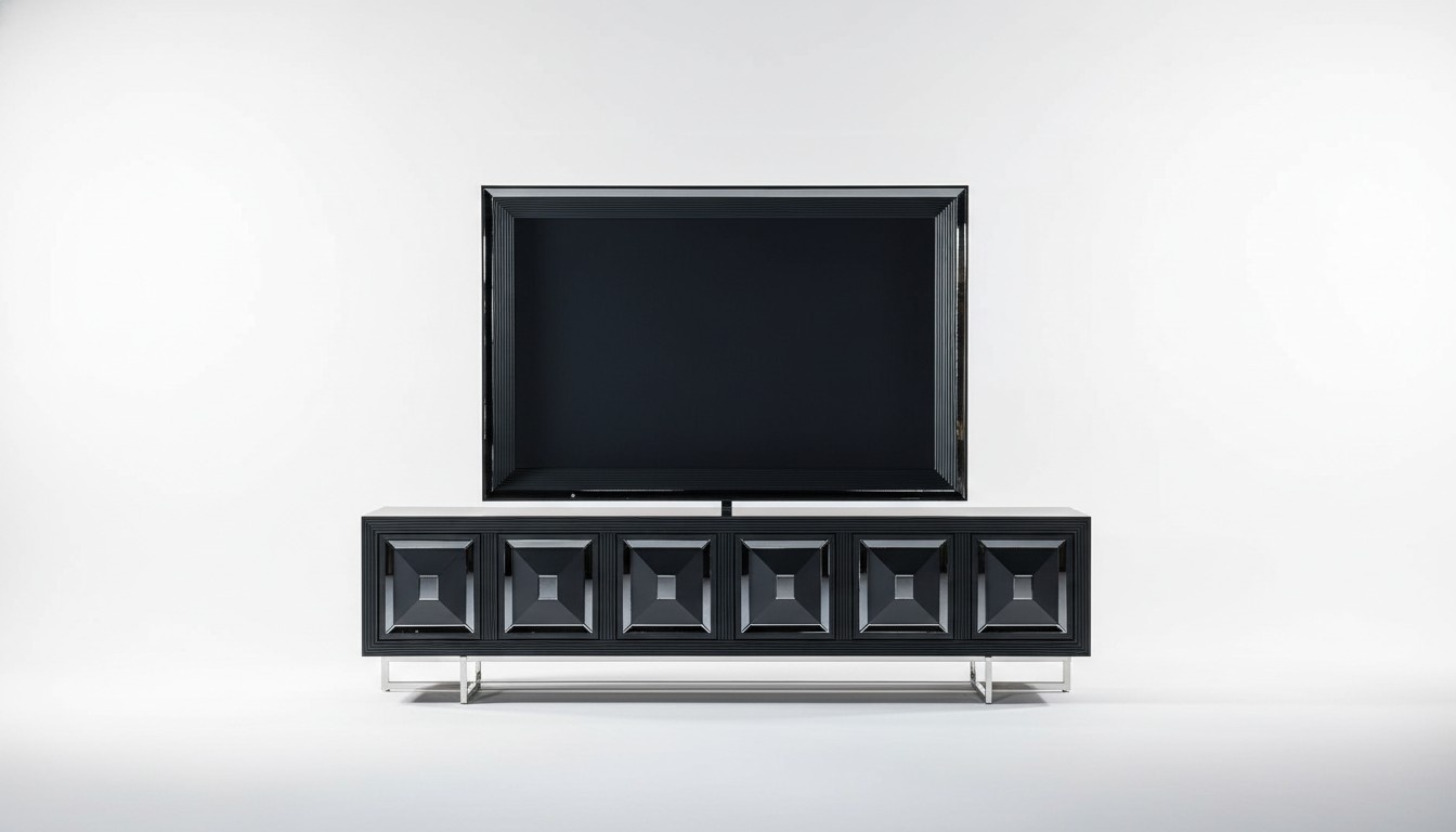 Set TV stand armchair coffee table side table living room 5 pieces gray new