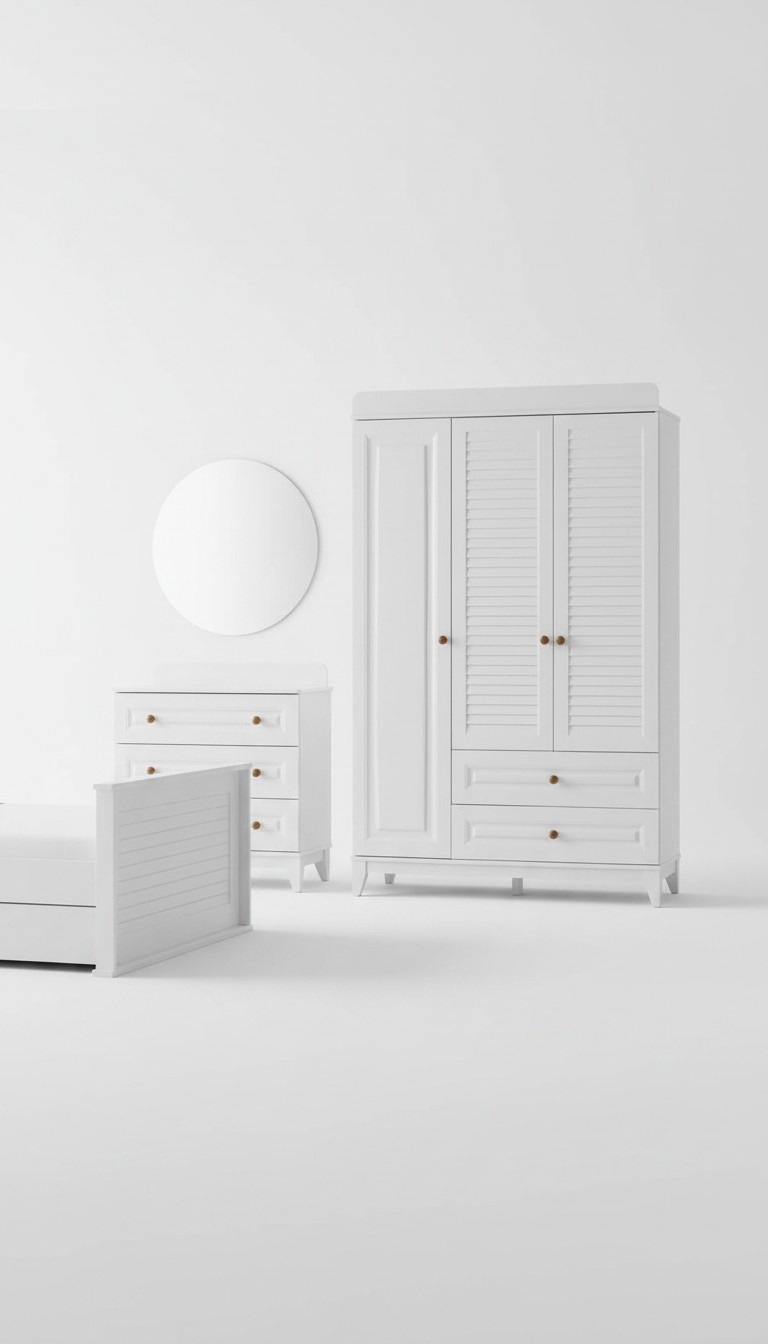 Wardrobe set + dresser – practical and stylish furniture for any room