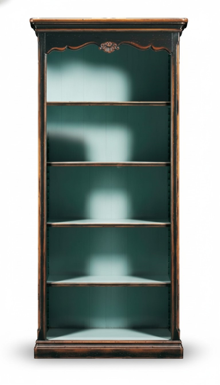 Regal cabinet bookcase for office book shelf brown high cabinet real wood new