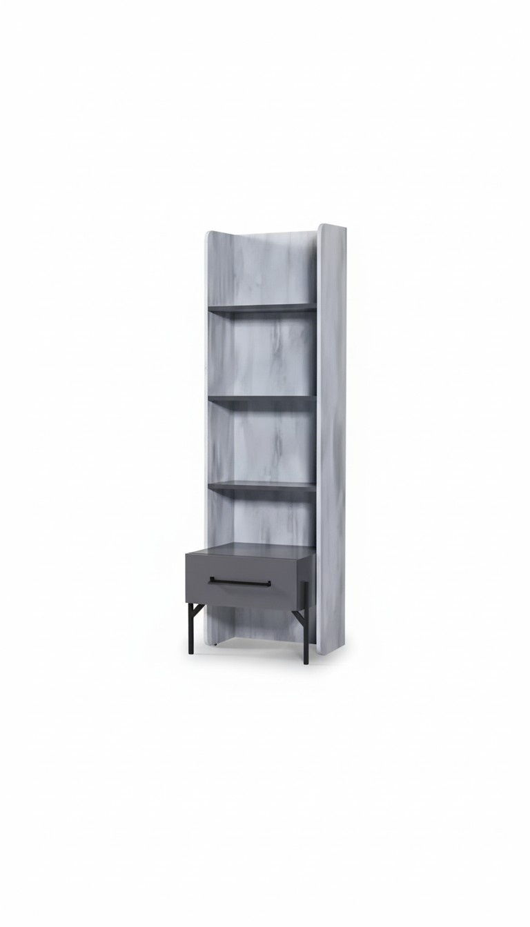 Shelf Cabinet Bookcase Cupboards Multipurpose Furniture Brown 165x49x47