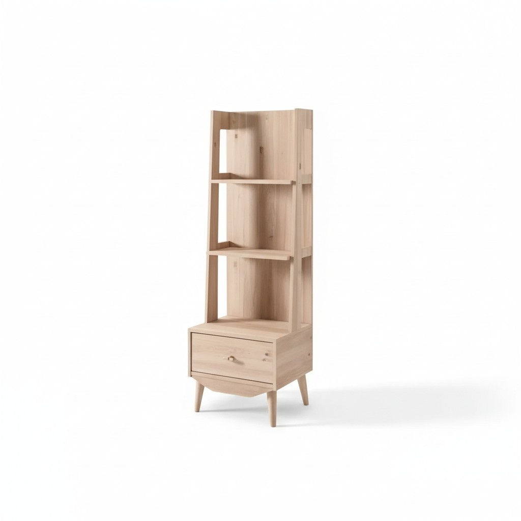 Shelf Cabinet Bookcase Cupboards Multipurpose Furniture Brown 54x45x161