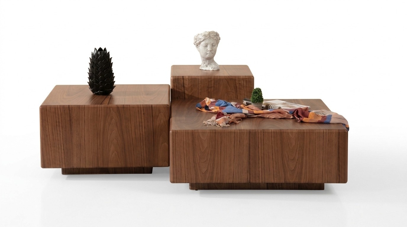 Side table 3-piece set coffee table modern design new table