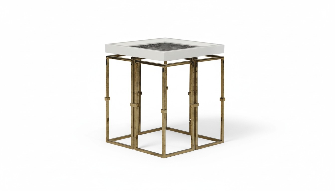 Side table coffee table coffee table sofa table table living room gold