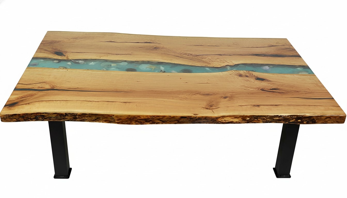 Side table coffee table epoxy furniture designer table epoxy resin tables 120x70cm