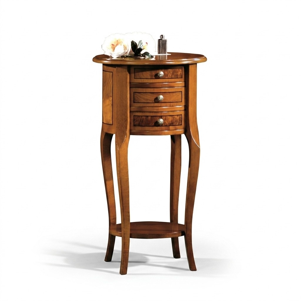 Side table coffee table oval chest of drawers tables console design wood table new