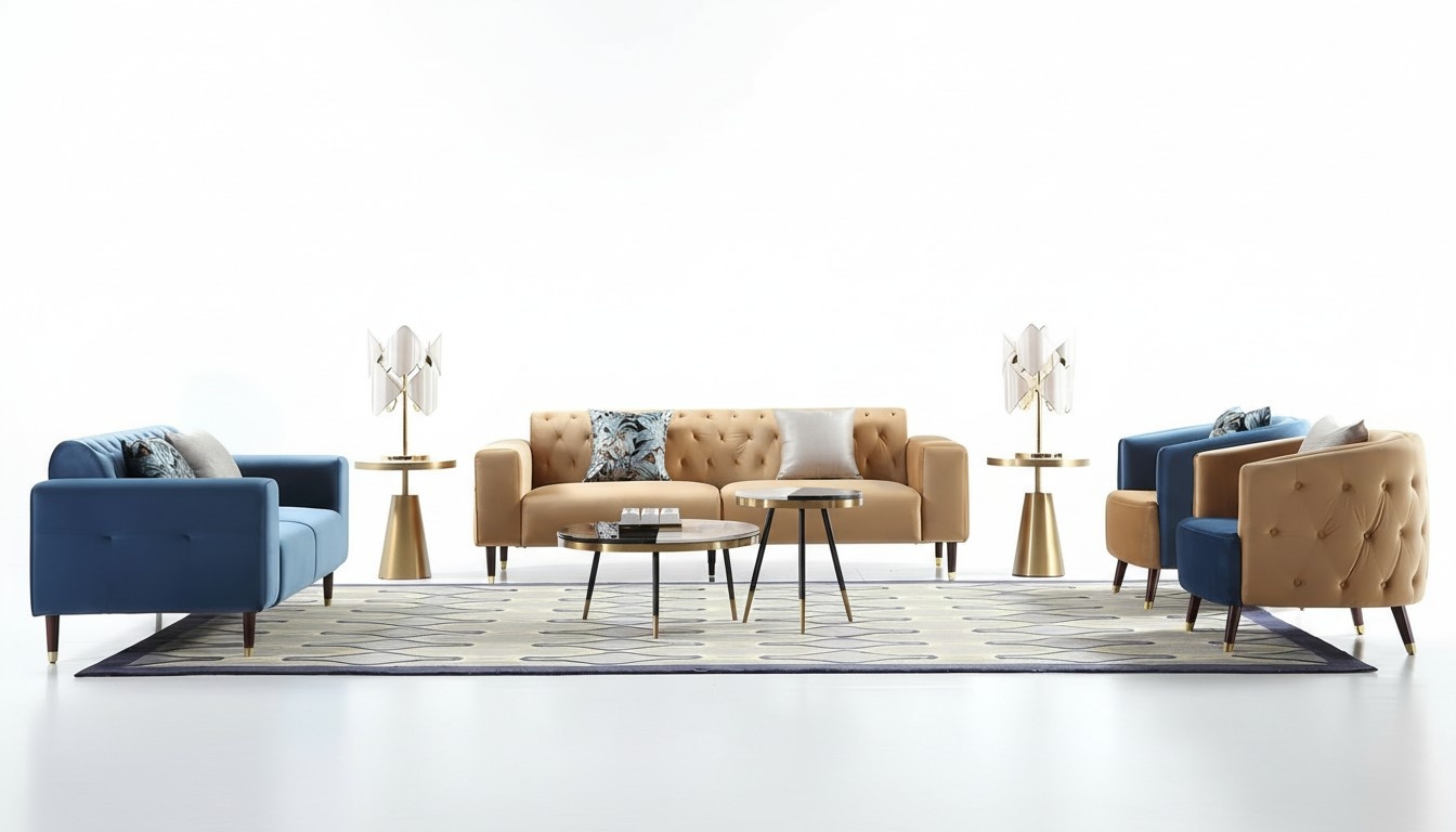 Side table luxury furniture coffee table tables consoles coffee side tables 2pcs  