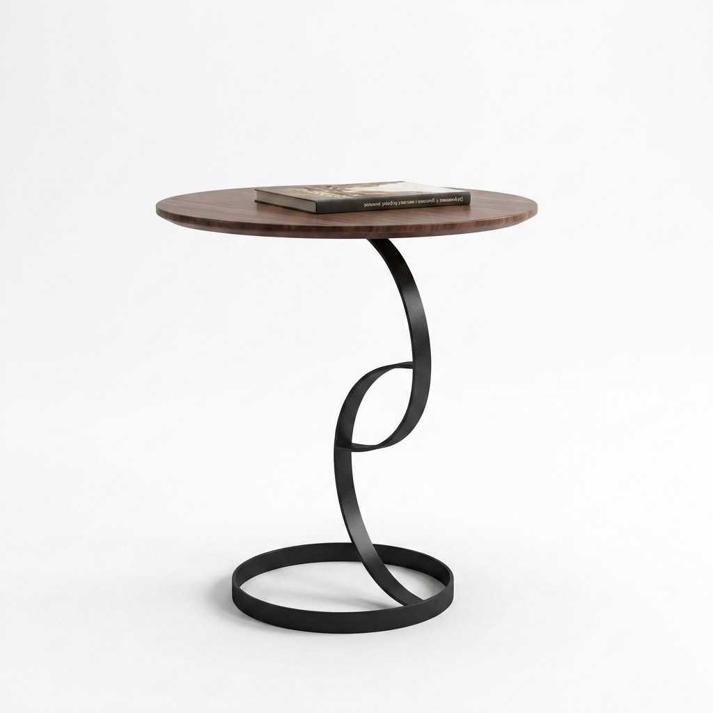 Side Table Round Table Coffee Table Sofa Metal Living Room Round Design Tables