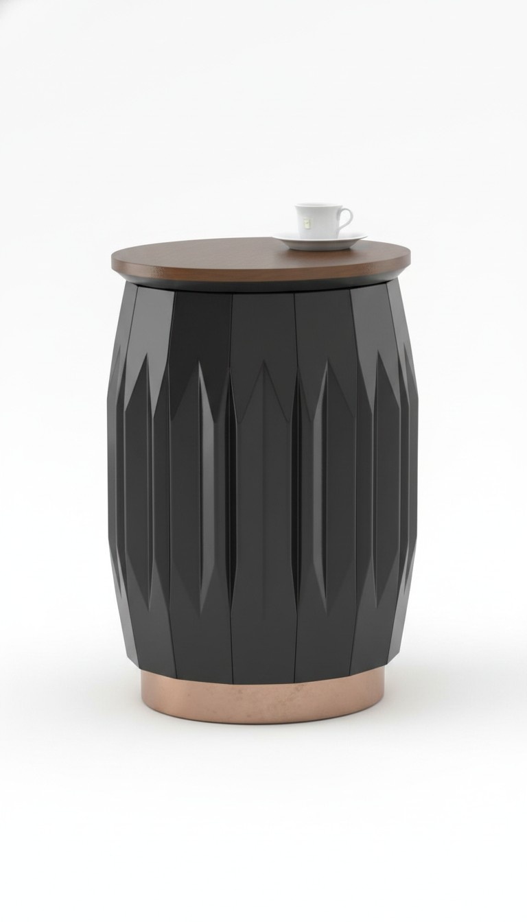 Side table round table coffee table royal designer furniture designer stainless steel