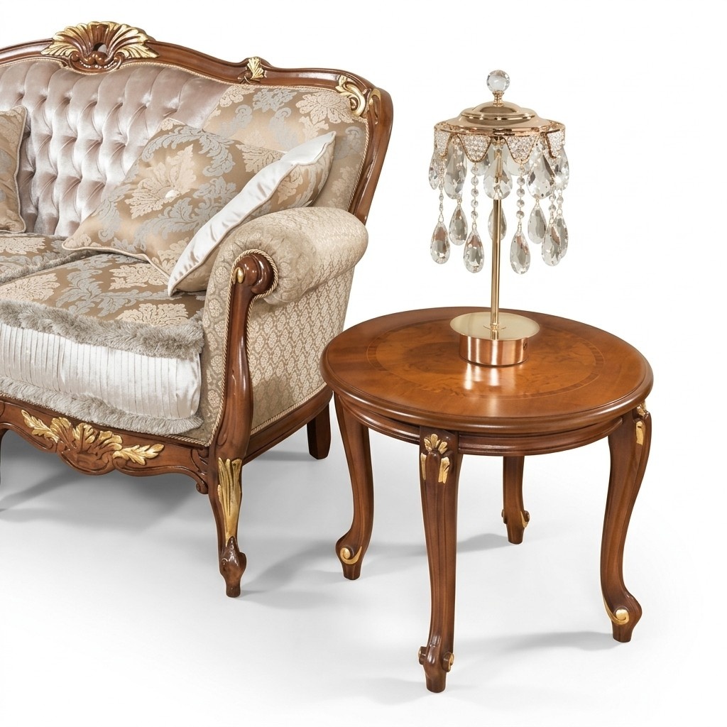 Side table Round table Coffee table Sofa table Living room Round design tables