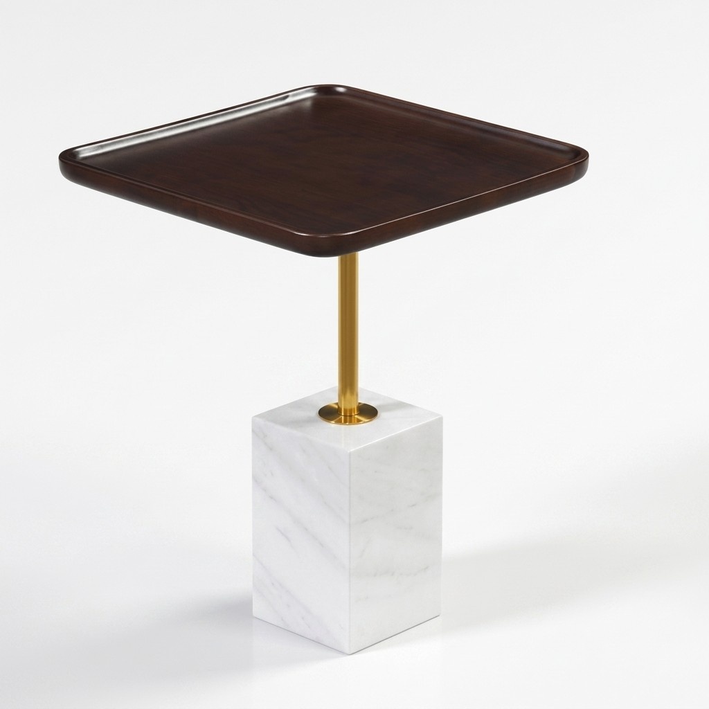 Side table Square coffee table Design table Living room table Tables