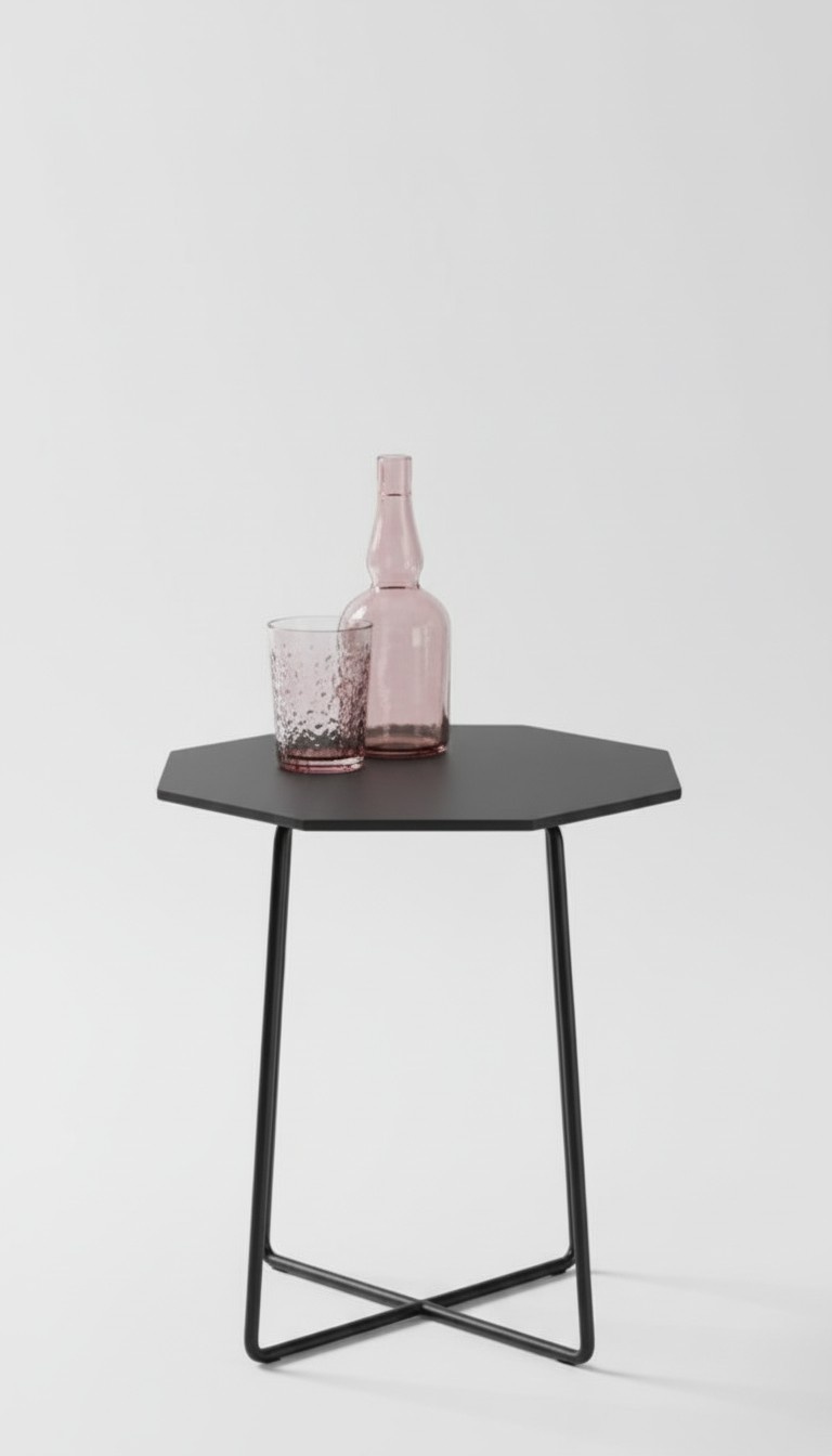 Side table stainless steel side table table living room coffee tables matt black