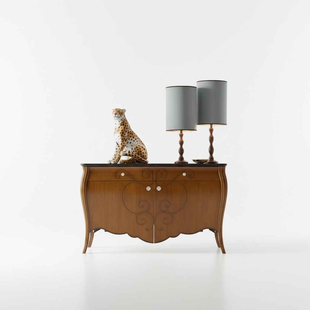 Sideboard Brown Wood Chests of Drawers Italian Furniture Furnishing Cabinets