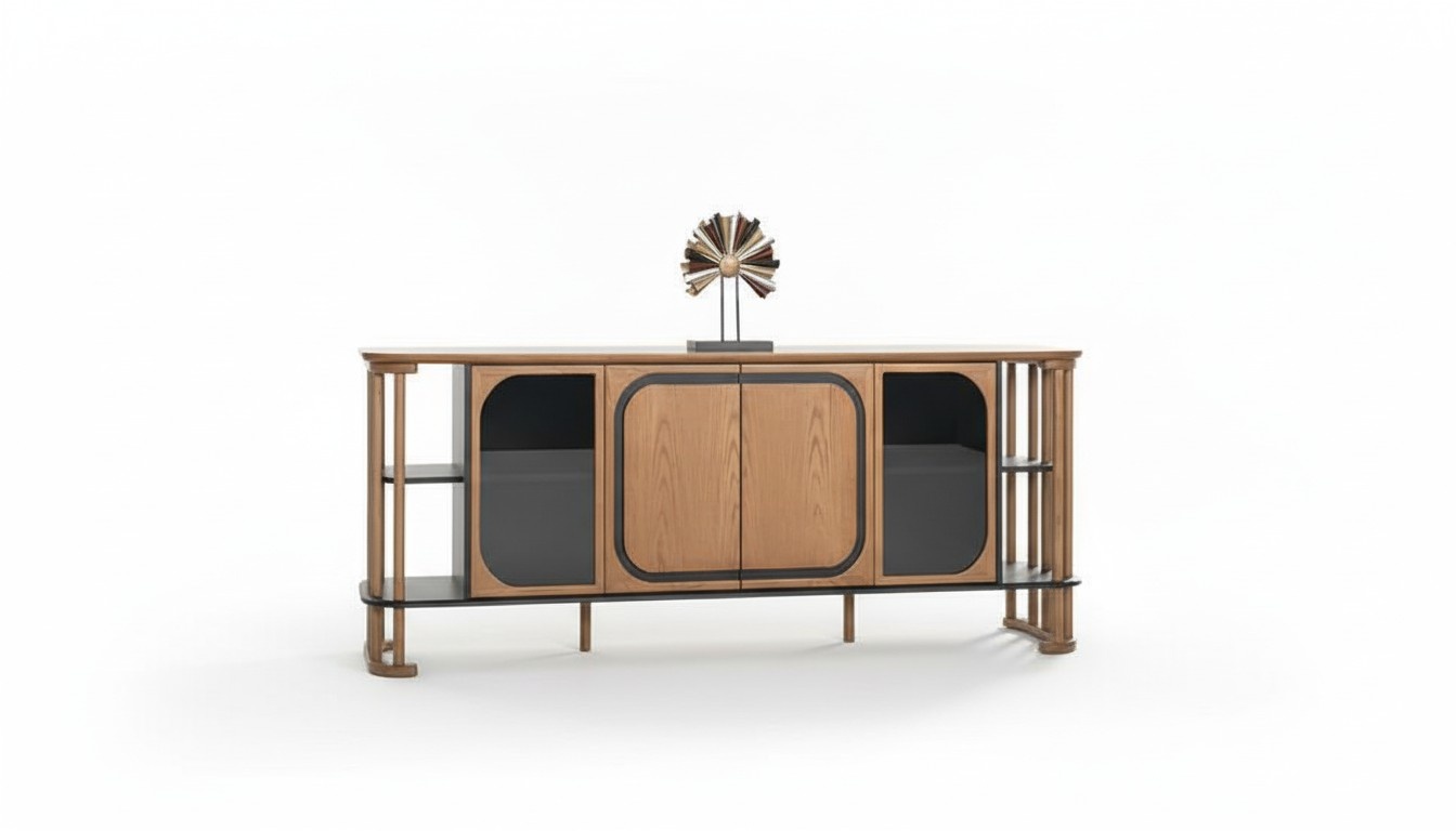 Sideboard chest of drawers cabinet console buffet office furniture office setup wood new