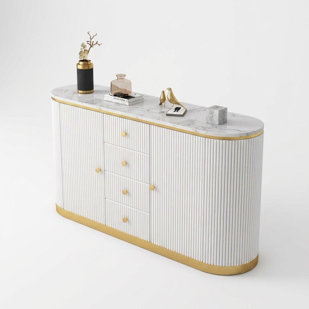 Sideboard Chest of drawers White Sideboards Wood Cabinet Furniture Chests of drawers