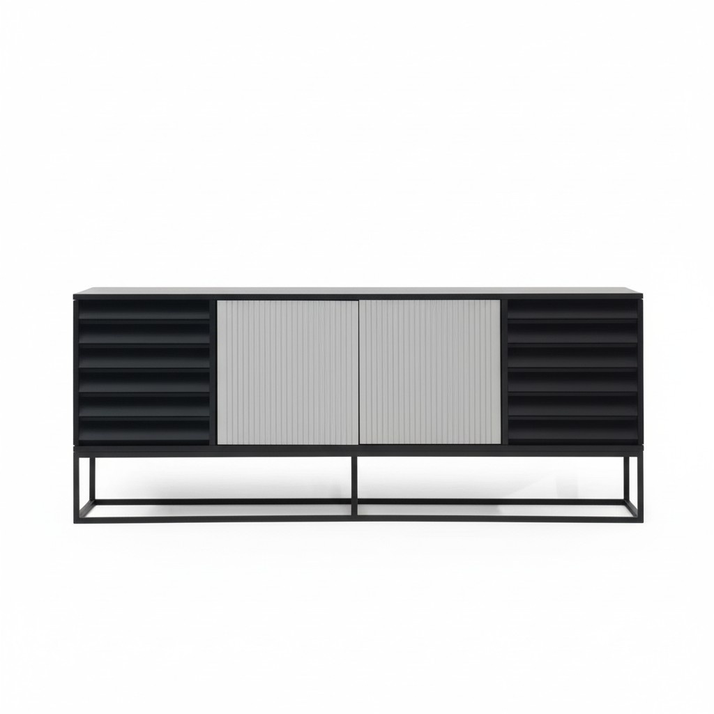 Sideboard Chest of Drawers Sideboard Wood Modern Black Living Room Dressers