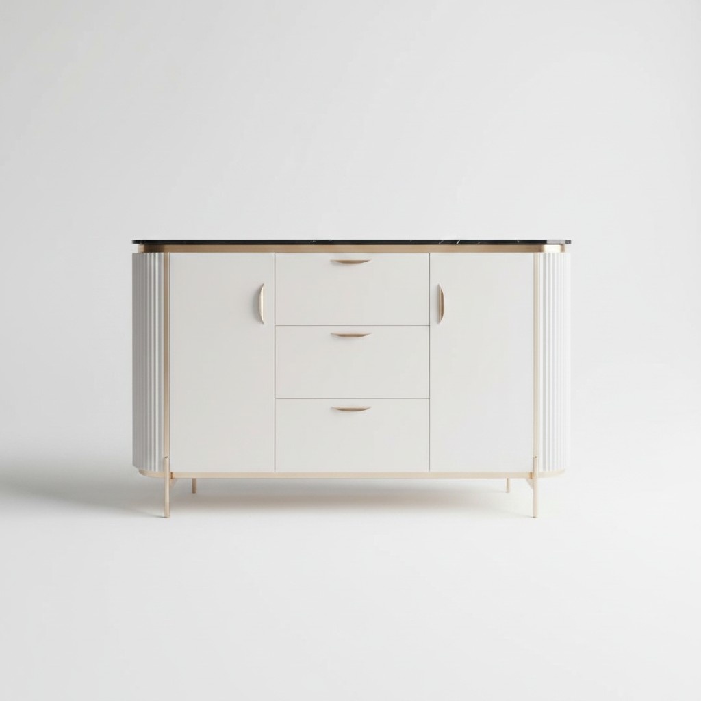 Sideboard Chest of drawers Sideboard Wood Modern White Living room chests of drawers New