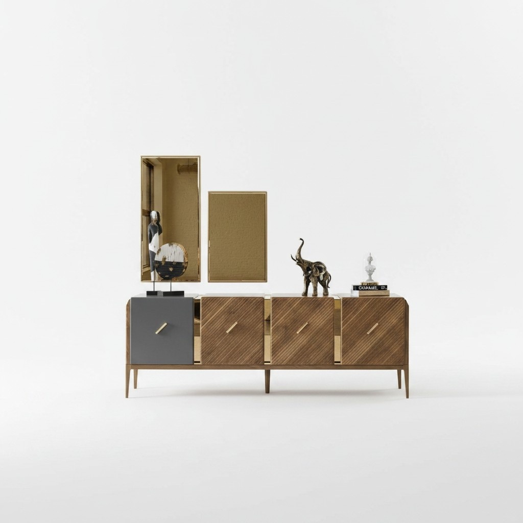 Sideboard chest of drawers luxury cabinets chests of drawers living room wood brown furniture
