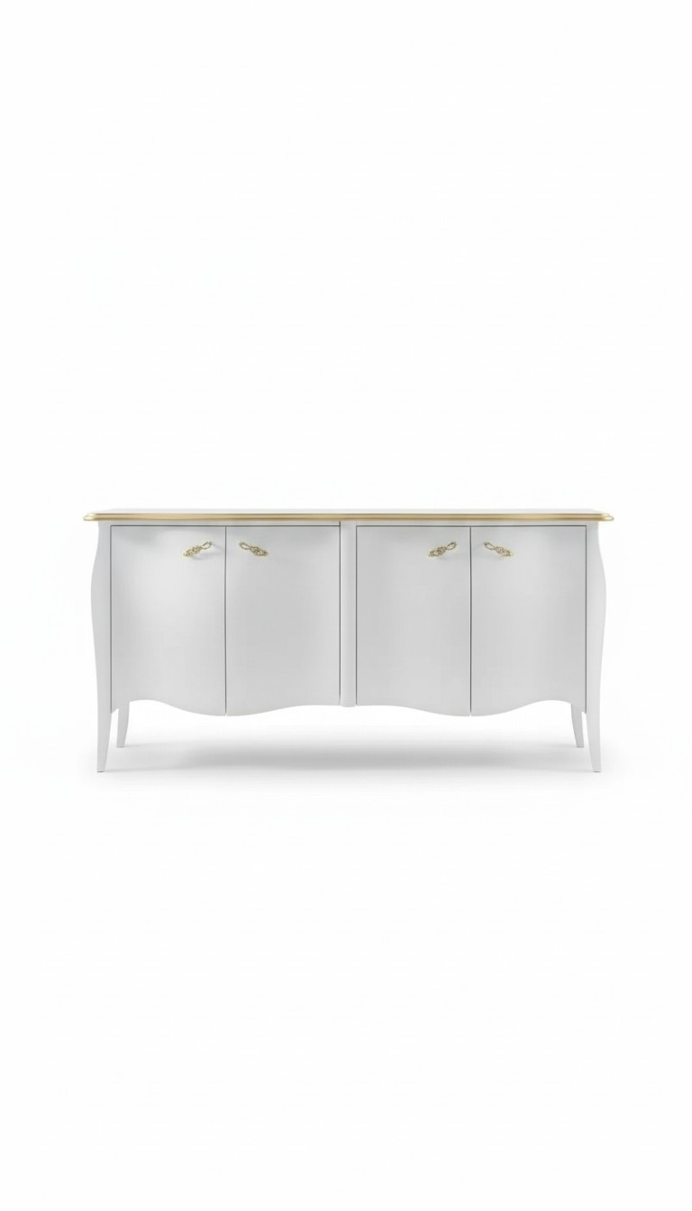 Sideboard Chest of Drawers Living Room Wood Modern White Luxury Cabinets Design