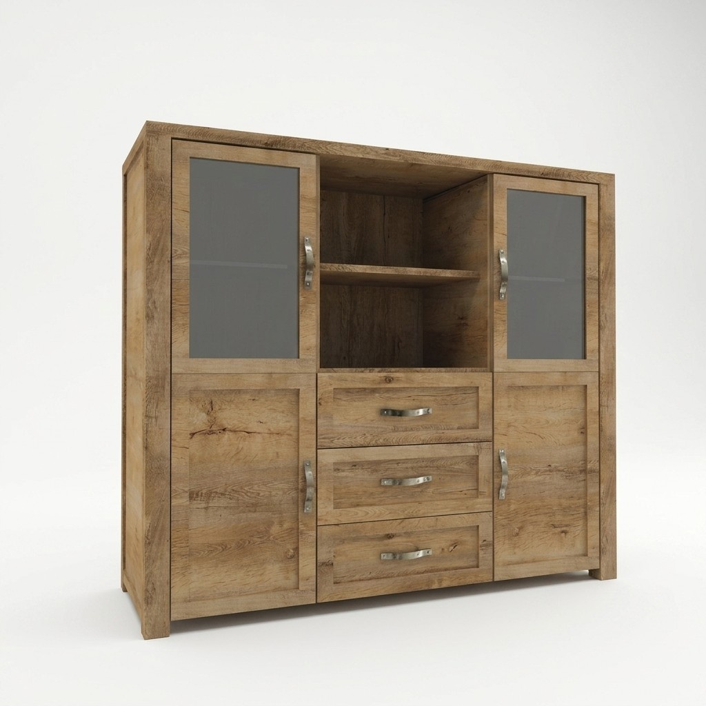 Sideboard Design Chest of Drawers Wood Cabinet Furniture Showcase Modern Cupboard Buffet Bar