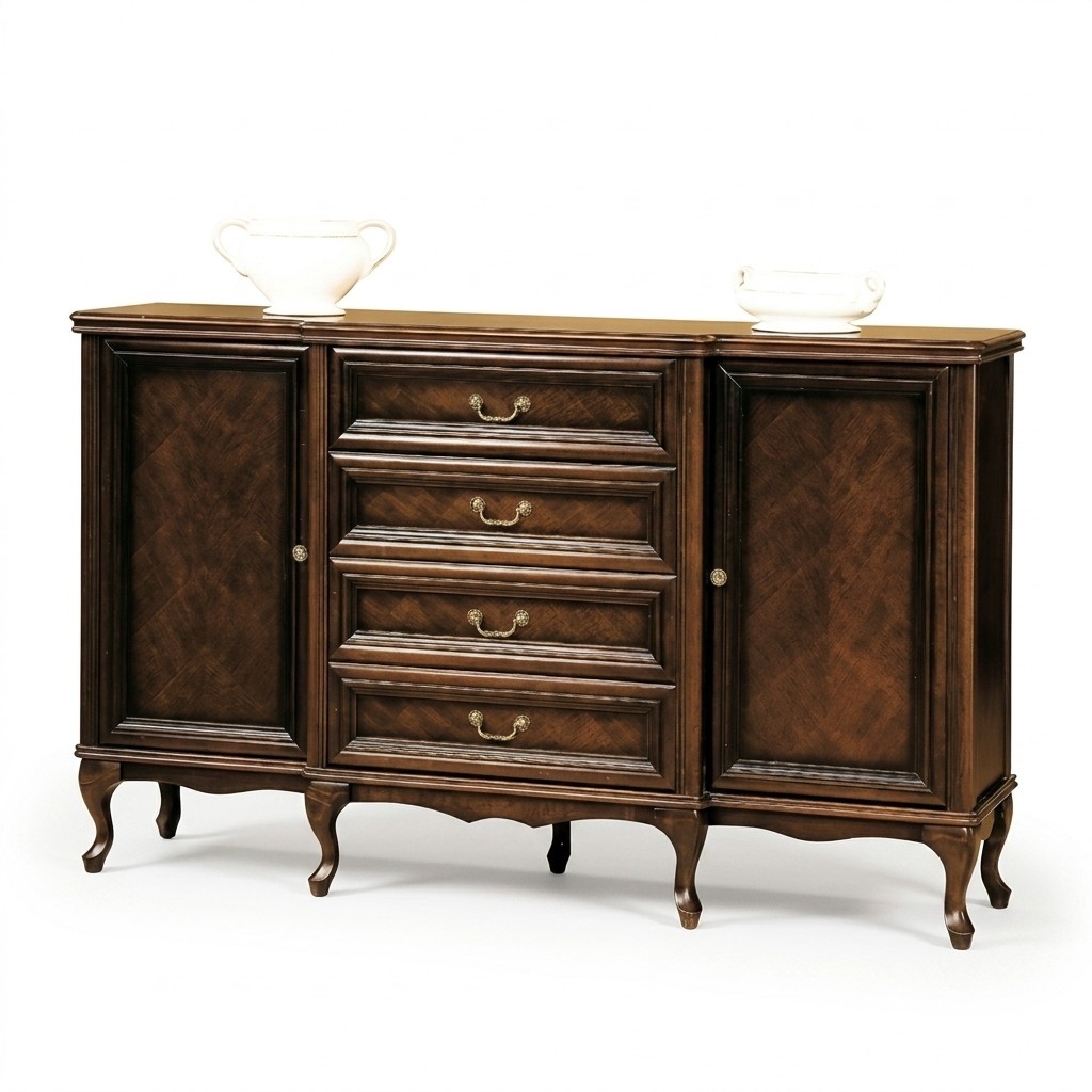Sideboard Drawer Cabinet Storage Furniture Buffet Antique Chest of Drawers Cabinet
